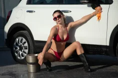 Wet behind the glass